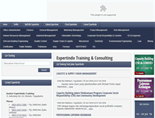 Tablet Screenshot of expertindo-training.com